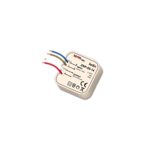 Zasilacz LED dopuszkowy ZNP-08-14 14V DC 8W ZAMEL - 1[211].jpg